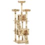 Rascador para gatos poste de sisal 170 cm huellas beige de , Mobiliario para gatos - Ref: Foro24-170615, Precio: 114,83 €, De...
