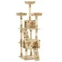 Rascador para gatos poste de sisal 170 cm huellas beige de , Mobiliario para gatos - Ref: Foro24-170615, Precio: 107,67 €, De...