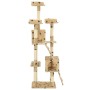 Rascador para gatos poste de sisal 170 cm huellas beige de , Mobiliario para gatos - Ref: Foro24-170615, Precio: 114,83 €, De...