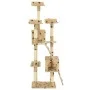 Rascador para gatos poste de sisal 170 cm huellas beige de , Mobiliario para gatos - Ref: Foro24-170615, Precio: 107,67 €, De...