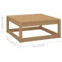 Gartenmöbel-Set 9-teilig aus massivem Kiefernholz von , Gartensets - Ref: Foro24-3076087, Preis: 607,59 €, Rabatt: %