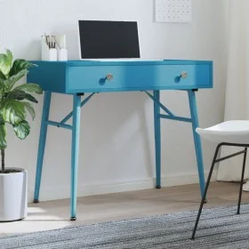 Escritorio para ordenador con cajón verde antiguo 90x50x76,5 cm de , Escritorios - Ref: Foro24-358622, Precio: 130,55 €, Desc...