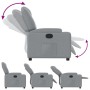 Sillón reclinable de tela gris claro de , Sillones - Ref: Foro24-372365, Precio: 194,39 €, Descuento: %