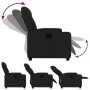 Sillón reclinable de tela negro de , Sillones - Ref: Foro24-372367, Precio: 202,76 €, Descuento: %
