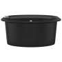Fregadero de cocina de granito con un seno ovalado negro de vidaXL, Fregaderos - Ref: Foro24-142958, Precio: 186,56 €, Descue...