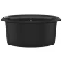 Fregadero de cocina de granito con un seno ovalado negro de vidaXL, Fregaderos - Ref: Foro24-142958, Precio: 194,57 €, Descue...