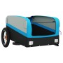 Remolque para bicicleta hierro negro y azul 30 kg de , Remolques para bicicletas - Ref: Foro24-94037, Precio: 80,14 €, Descue...