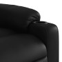Sillón reclinable elevable cuero artificial negro en Sillones | Comprar online en Foru.es