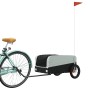 Remolque para bicicleta hierro negro y gris 30 kg de , Remolques para bicicletas - Ref: Foro24-94035, Precio: 86,52 €, Descue...