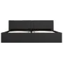 Cama canapé hidráulica con LED tela gris oscuro 180x200 cm de , Camas y somieres - Ref: Foro24-285575, Precio: 369,45 €, Desc...