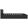 Cama canapé hidráulica con LED tela gris oscuro 180x200 cm de , Camas y somieres - Ref: Foro24-285575, Precio: 347,35 €, Desc...