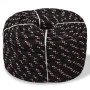 Cuerda marina de polipropileno 10 mm 50 m negra de vidaXL, Sogas y cuerdas metálicas - Ref: Foro24-91286, Precio: 23,17 €, De...