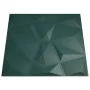 Paneles de pared 24 uds XPS diamante verde 50x50 cm 6 m² de , Recubrimiento de paredes - Ref: Foro24-356929, Precio: 73,04 €,...