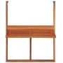Mesa de balcón colgante madera de acacia maciza 64,5x44x80 cm de vidaXL, Mesas de jardín - Ref: Foro24-44118, Precio: 52,13 €...