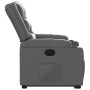 Sillón reclinable elevable cuero artificial gris en Sillones | Comprar online en Foru.es