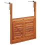Mesa de balcón colgante madera de acacia maciza 64,5x44x80 cm de vidaXL, Mesas de jardín - Ref: Foro24-44118, Precio: 52,13 €...