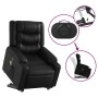 Sillón reclinable de masaje de pie cuero artificial negro en Sillones | Comprar online en Foru.es
