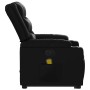 Sillón reclinable de masaje de pie cuero artificial negro en Sillones | Comprar online en Foru.es