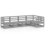 Muebles de jardín 5 piezas gris madera de pino maciza de , Conjuntos de jardín - Ref: Foro24-3075556, Precio: 316,26 €, Descu...