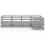 Muebles de jardín 5 piezas gris madera de pino maciza de , Conjuntos de jardín - Ref: Foro24-3075556, Precio: 316,26 €, Descu...
