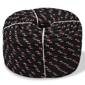 Cuerda marina de polipropileno 14 mm 50 m negra de vidaXL, Sogas y cuerdas metálicas - Ref: Foro24-91288, Precio: 35,55 €, De...