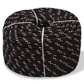 Cuerda marina de polipropileno 14 mm 50 m negra de vidaXL, Sogas y cuerdas metálicas - Ref: Foro24-91288, Precio: 38,31 €, De...