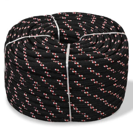 Cuerda marina de polipropileno 14 mm 50 m negra de vidaXL, Sogas y cuerdas metálicas - Ref: Foro24-91288, Precio: 38,31 €, De...
