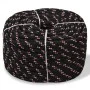 Cuerda marina de polipropileno 14 mm 50 m negra de vidaXL, Sogas y cuerdas metálicas - Ref: Foro24-91288, Precio: 38,31 €, De...