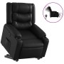 Sillón reclinable y elevable eléctrico cuero sintético negro en Sillones | Comprar online en Foru.es