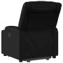 Sillón reclinable y elevable eléctrico cuero sintético negro en Sillones | Comprar online en Foru.es