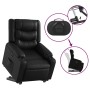 Sillón reclinable y elevable eléctrico cuero sintético negro en Sillones | Comprar online en Foru.es