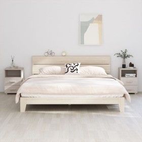 Mesitas de noche 2 uds HAMAR pino macizo blanco 40x35x62 cm de vidaXL, Mesitas de noche - Ref: Foro24-340417, Precio: 97,49 €...