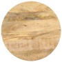 Mesa auxiliar de madera maciza de mango 48x48x56 cm en Mesas auxiliares | Comprar online en Foru.es