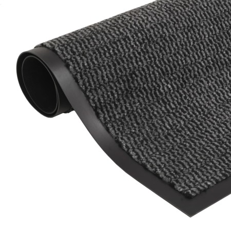 Alfombra de entrada rectangular de nudo 80x120 cm antracita de vidaXL, Felpudos - Ref: Foro24-132710, Precio: 30,47 €, Descue...