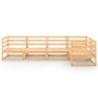 Juego de muebles de jardín 5 piezas madera maciza de pino de , Conjuntos de jardín - Ref: Foro24-3075554, Precio: 277,63 €, D...