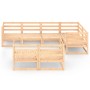 Juego de muebles de jardín 7 piezas madera maciza de pino de , Conjuntos de jardín - Ref: Foro24-3075644, Precio: 372,39 €, D...