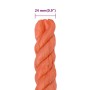 Cuerda de trabajo polipropileno naranja 24 mm 50 m de , Sogas y cuerdas metálicas - Ref: Foro24-152955, Precio: 95,75 €, Desc...