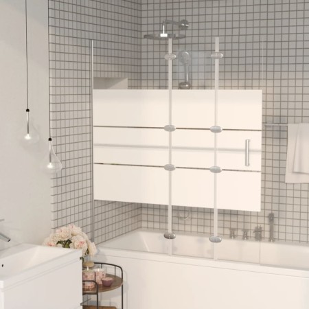 Mampara de ducha plegable ESG blanco 120x140 cm de , Puertas de ducha - Ref: Foro24-150739, Precio: 161,43 €, Descuento: %