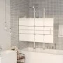 Mampara de ducha plegable ESG blanco 120x140 cm de , Puertas de ducha - Ref: Foro24-150739, Precio: 158,81 €, Descuento: %