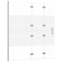 Mampara de ducha plegable ESG blanco 120x140 cm de , Puertas de ducha - Ref: Foro24-150739, Precio: 161,43 €, Descuento: %