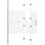 Mampara de ducha plegable ESG blanco 120x140 cm de , Puertas de ducha - Ref: Foro24-150739, Precio: 161,43 €, Descuento: %
