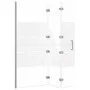 Mampara de ducha plegable ESG blanco 120x140 cm de , Puertas de ducha - Ref: Foro24-150739, Precio: 158,81 €, Descuento: %