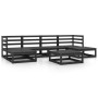 Juego de muebles de jardín 7 piezas madera maciza de pino de , Conjuntos de jardín - Ref: Foro24-3076073, Precio: 518,29 €, D...