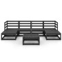 Juego de muebles de jardín 7 piezas madera maciza de pino de , Conjuntos de jardín - Ref: Foro24-3076073, Precio: 518,29 €, D...