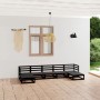 Juego de muebles de jardín 7 piezas madera maciza de pino de , Conjuntos de jardín - Ref: Foro24-3076078, Precio: 499,31 €, D...
