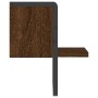 Estante de pared con barra marrón roble 20x25x30 cm de , Estantes y estanterías - Ref: Foro24-836277, Precio: 11,02 €, Descue...