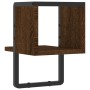 Estante de pared con barra marrón roble 20x25x30 cm de , Estantes y estanterías - Ref: Foro24-836277, Precio: 11,02 €, Descue...