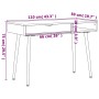 Escritorio ordenador cajón madera ingeniería marrón 110x50x75cm de , Escritorios - Ref: Foro24-358621, Precio: 122,56 €, Desc...