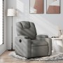 Sillón reclinable de tela gris oscuro de , Sillones - Ref: Foro24-372366, Precio: 195,67 €, Descuento: %