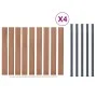 Set WPC-Zaunpaneele braun 699x186 cm von , Zaunpaneele - Ref: Foro24-3211832, Preis: 1,00 €, Rabatt: %